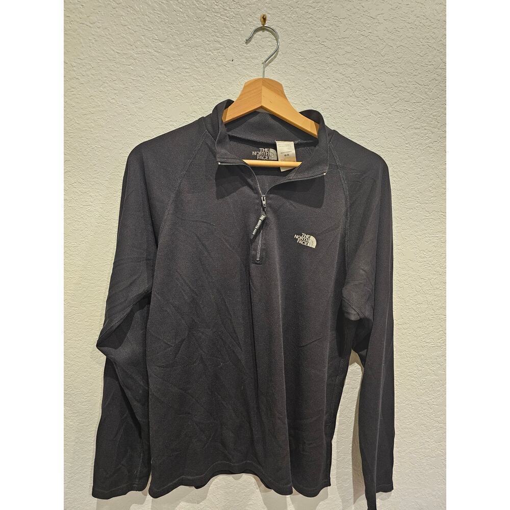 North face Leather blouse Madewell Black size m